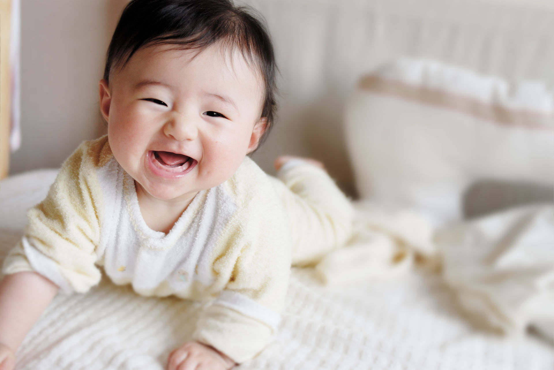お昼寝している赤ちゃん